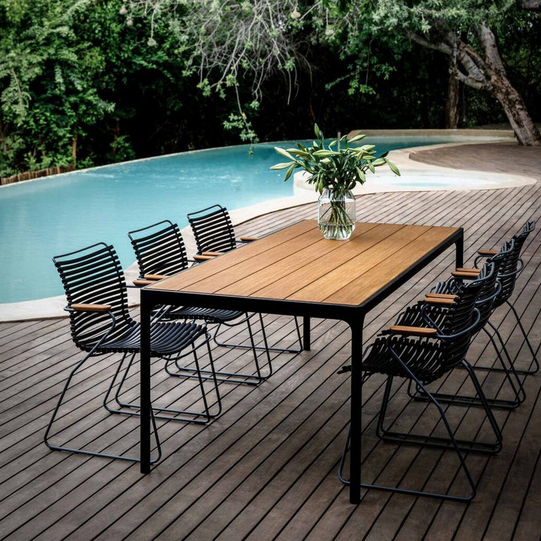 Four Outdoor Dining Table Bamboo | Houe | Insidestore