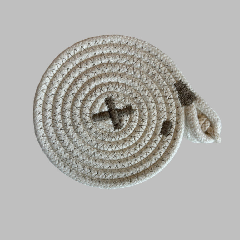 Woven Coasters Grey | Insidestore