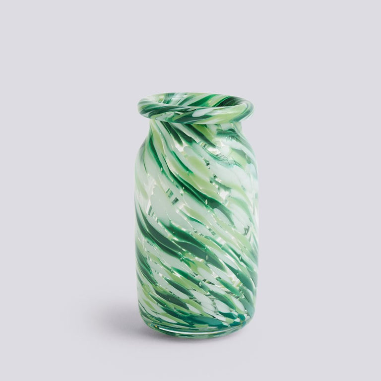 Splash Vase Green Swirl | HAY | Insidestore