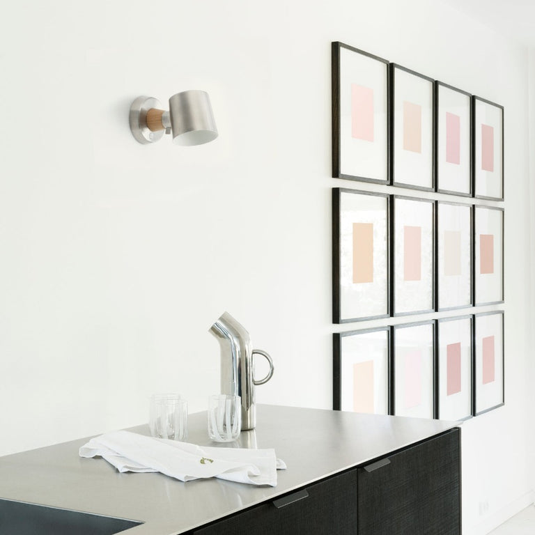 Rise Wall Lamp Stainless Steel Hard Wired | Normann Copenhagen | Insidestore