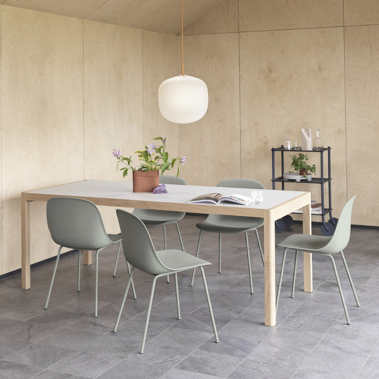 Fiber Side Chairs Dusty Green | Muuto | Insidestore