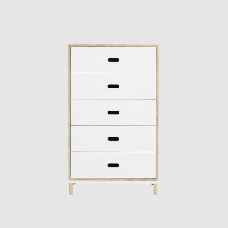 Kabino Dresser 5 Drawers White | Normann Copnehagen | Insidestore