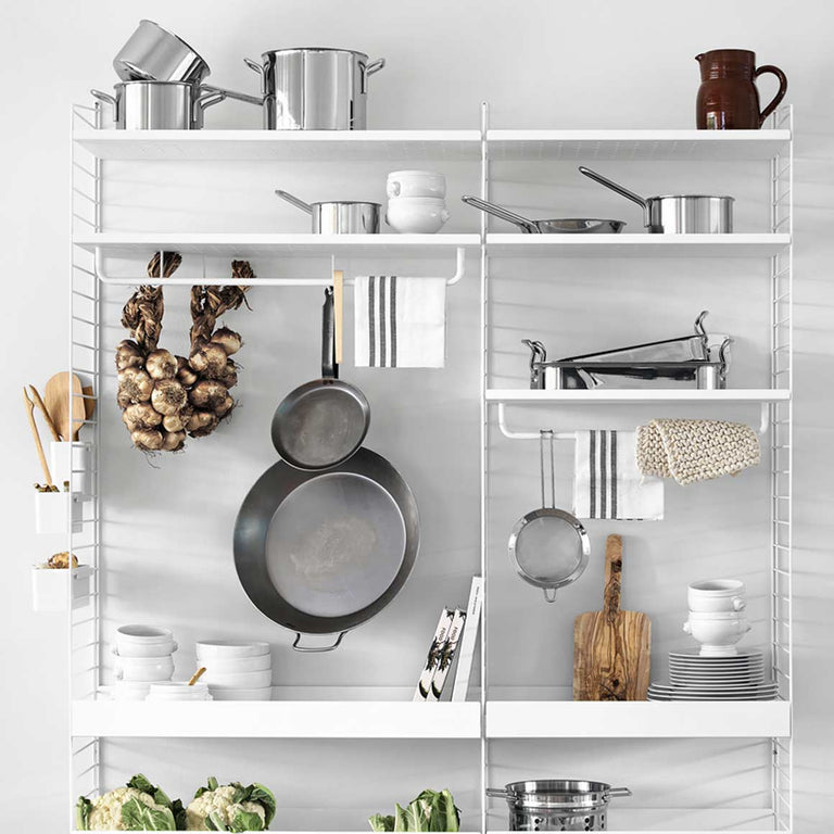 String + Shelving Accessories White | String System | Insidestore