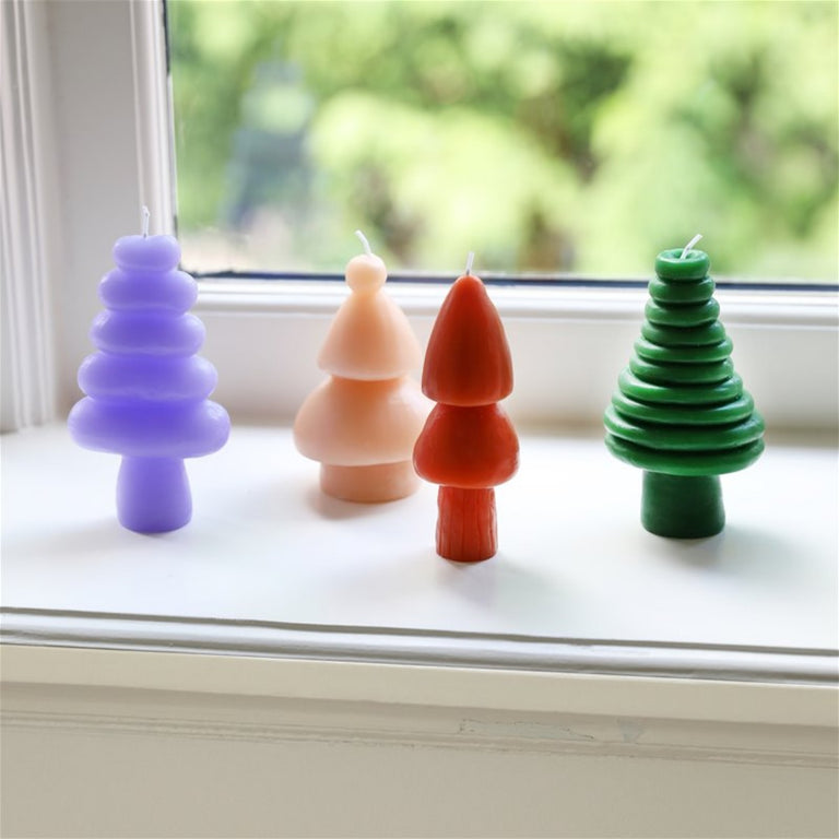 Fir Tree Candles on Windowsill | &Klevering | Insidestore