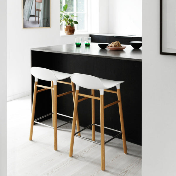 Form Bar Stool Wooden Base | Normann Copenhagen | Insidestore London