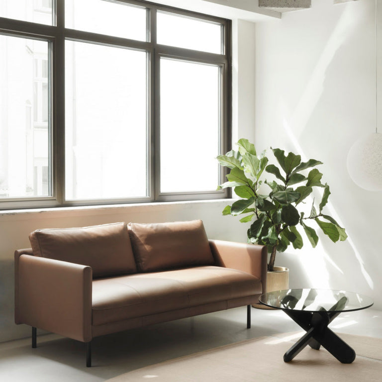 Rar Two Seater Sofa Omaha Leather Cognac | Normann Copenhagen | Insidestore