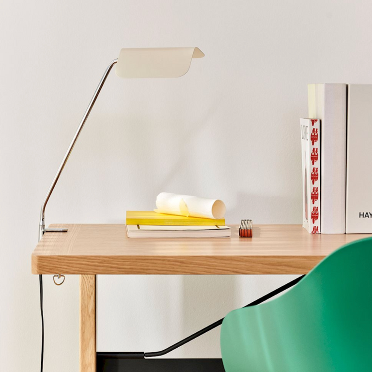 Apex Desk Clip Lamp Oyster White | Hay | Insidestore