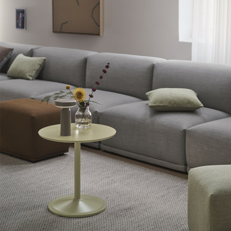 Soft Side Table Beige Green | Muuto | Insidestore