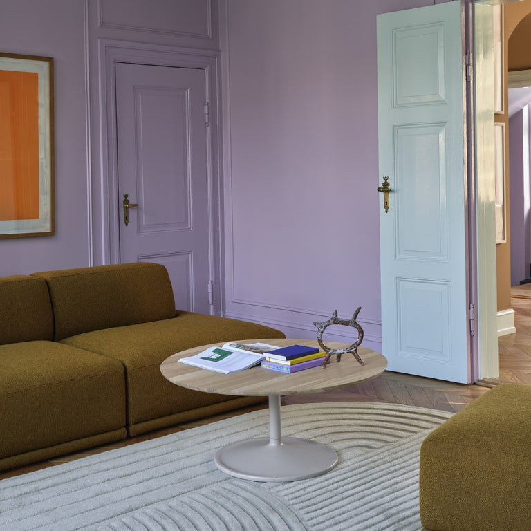 Soft Coffee Table Oak & Grey | Muuto | Insidestore