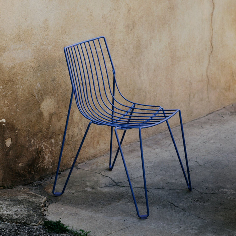 Tio Chair Overseas Blue | Massproductions | Insidestore