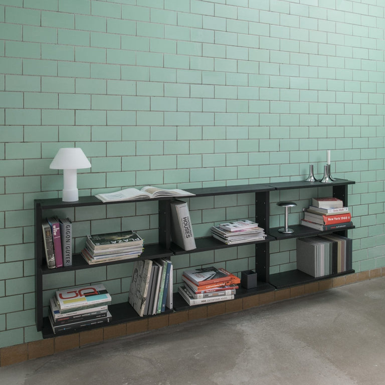 Gridlock Shelving Black | Massproductions | Insidestore