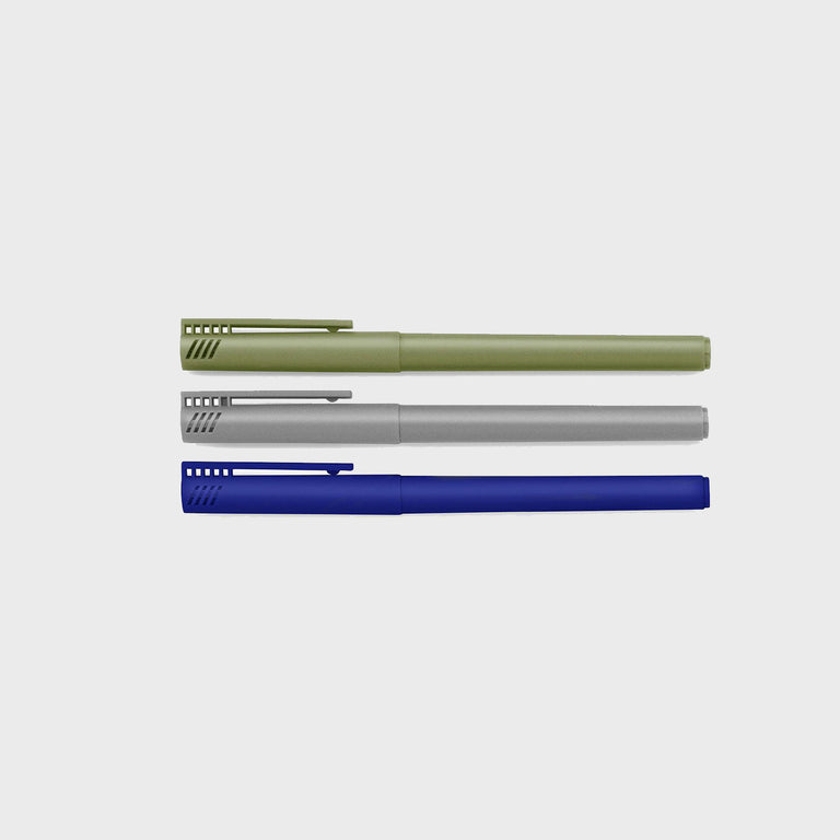 Felt Pens Set of Three | Blue Grey Green | Norman Copenhagen