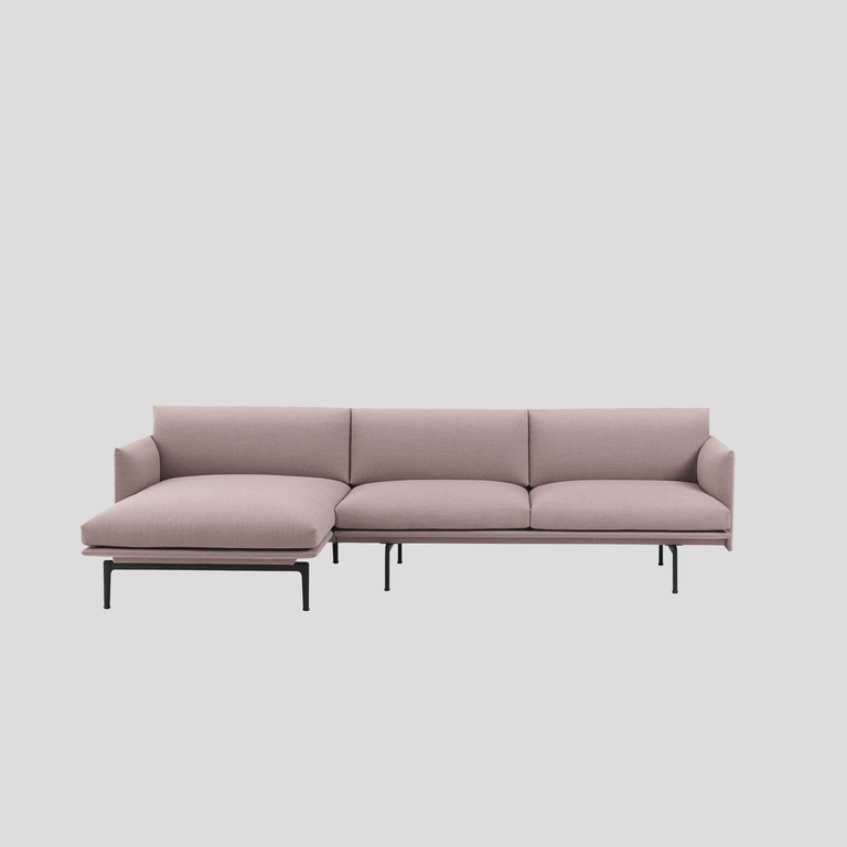 Outline Sofa Chaise Longue | Muuto | Insidestore
