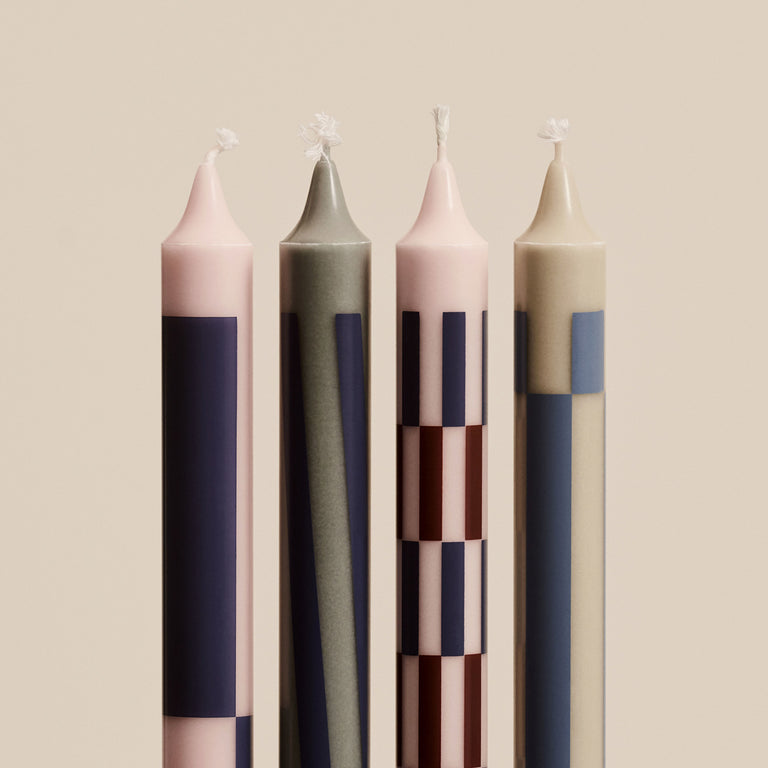 Pattern Candle Light Pink and Blue Set | Hay | Insidestoreldn