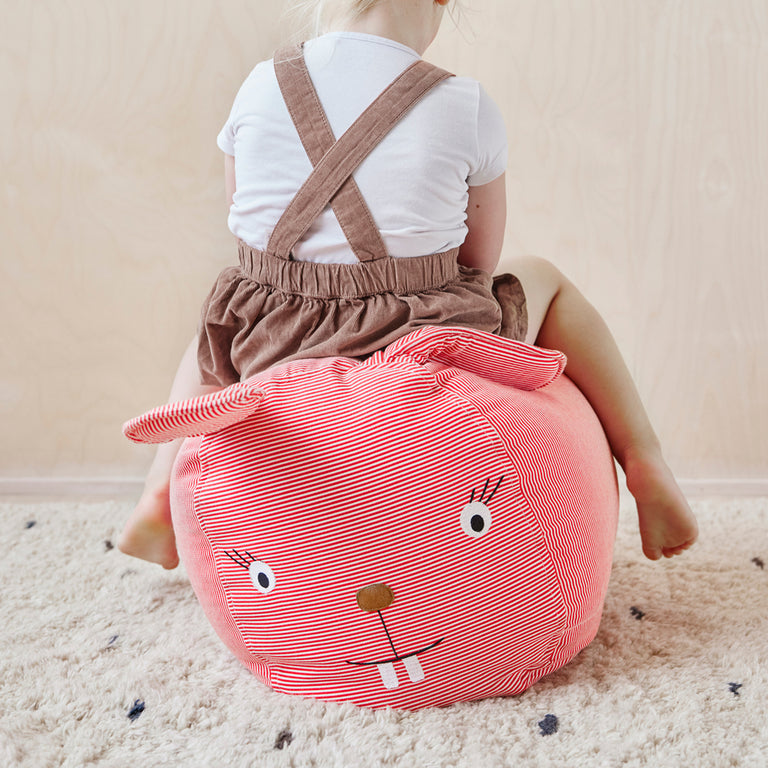 Rosy Rabbit Ride On Beanbag | Oyoy | Insidestore