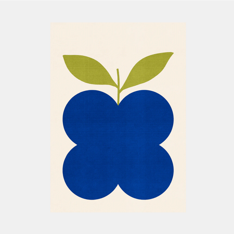 Indigo Fruit Print | Paper Collective | Insidestore