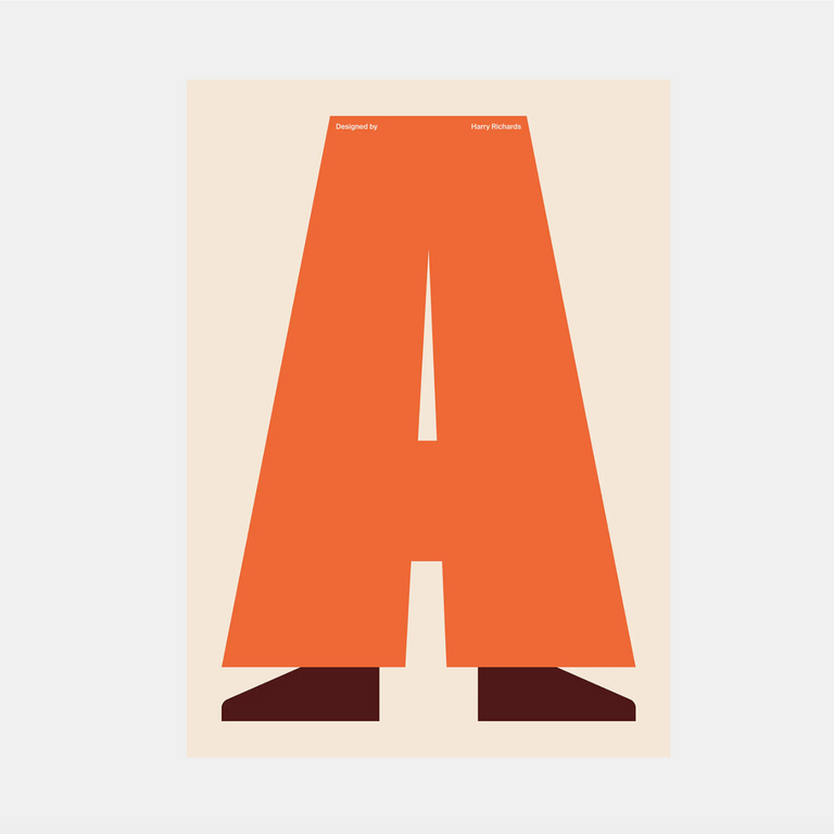 Letter A Print | Paper Collective | Insidestore