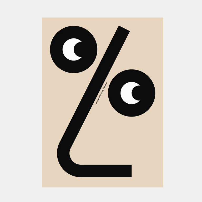 Percentage Print | Paper Collective | Insidestore