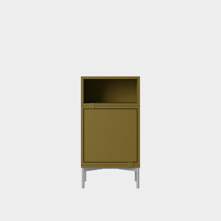 Stacked Bedside Table Config 2. Brown Green | Muuto | Insidestore