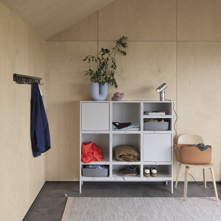 Stacked Hallway Config 3. Grey | Muuto | Insidestore