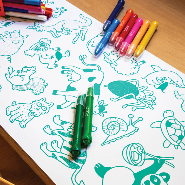 Stick It Colouring Roll Memo Art | Omy | Insidestore