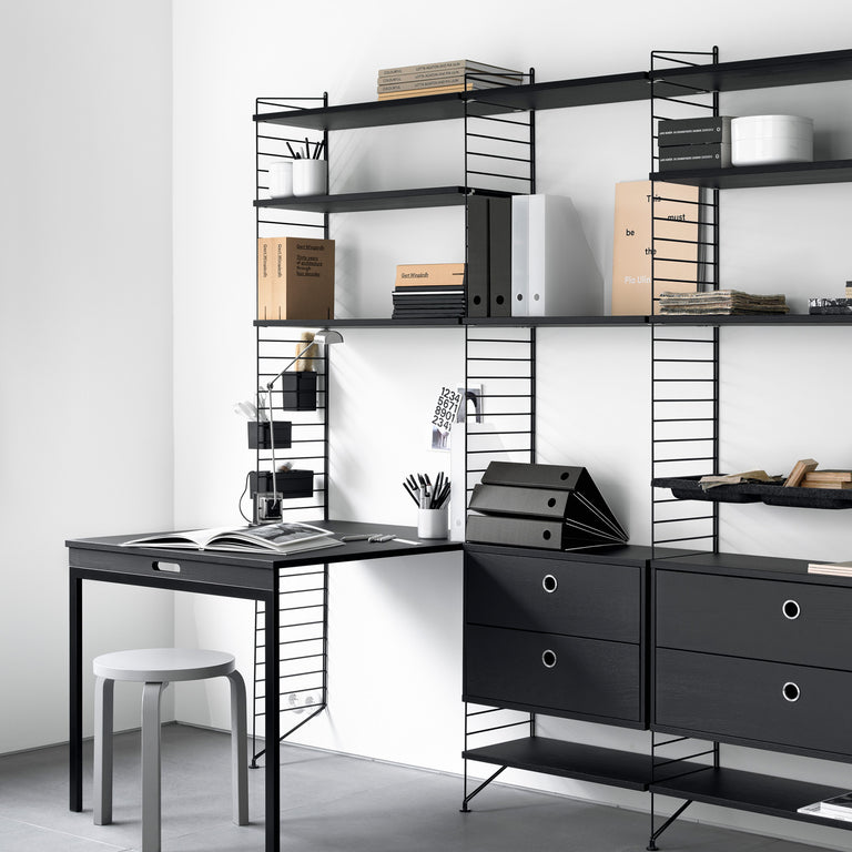 String Storage System Black | Shelving & Storage | Insidestore