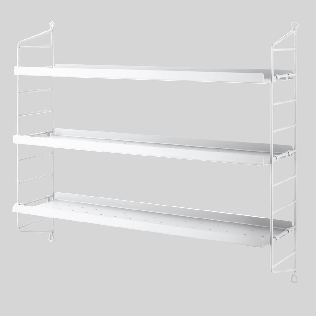 String Pocket Metal Shelving Unit | String System | Insidestore London