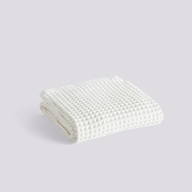 Waffle Bath Towel White | HAY | Insidestore