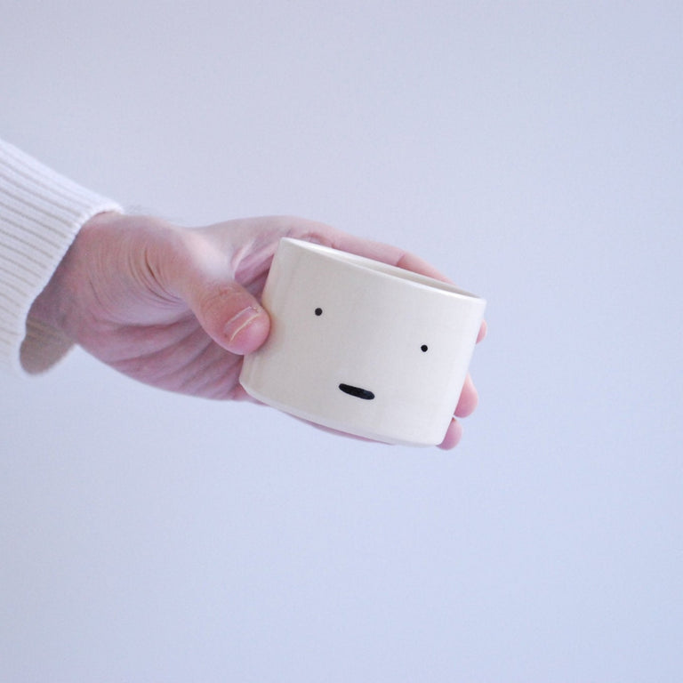 Meh Flat White Cup | Modern Pottery Shop | Insidestore