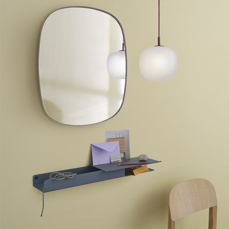 Folded Platform Shelf Blue Grey | Muuto | Insidestore