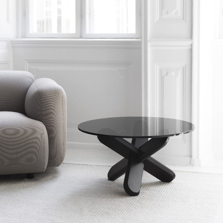 Ding Coffee Table Smoke & Black Stained Oak | Normann Copenhagen | Insidestore