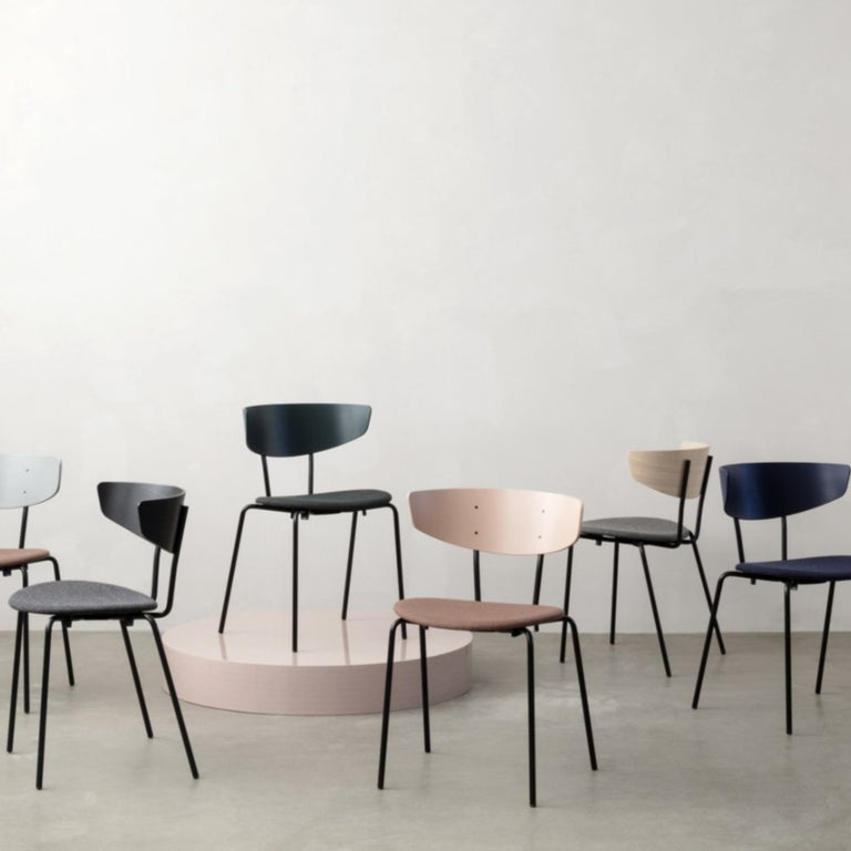 Herman Dining Chair Upholstered Lifestyle | Ferm Living | Insidestore