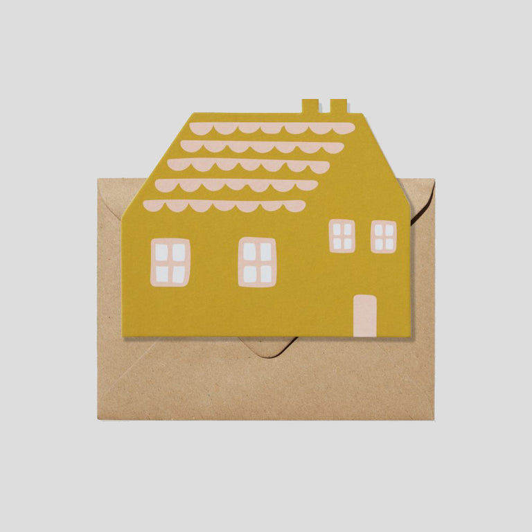 House Shaped Greetings Card | Donna Wilson | Insidestore