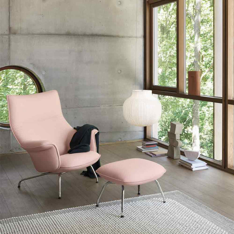 Doze Lounge Chair Forest Nap 512 Chrome Base / Stand Pendant | Muuto