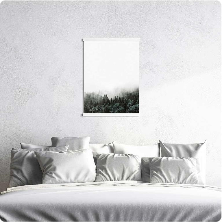 Magnetic Print Frame White