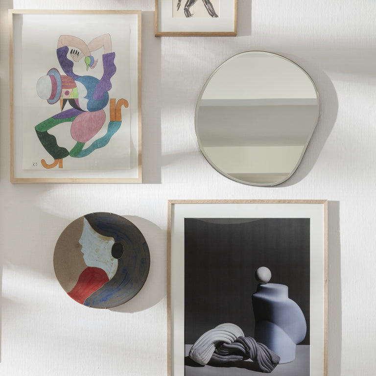 Pond Wall Mirror Small Ferm Living Lifestyle