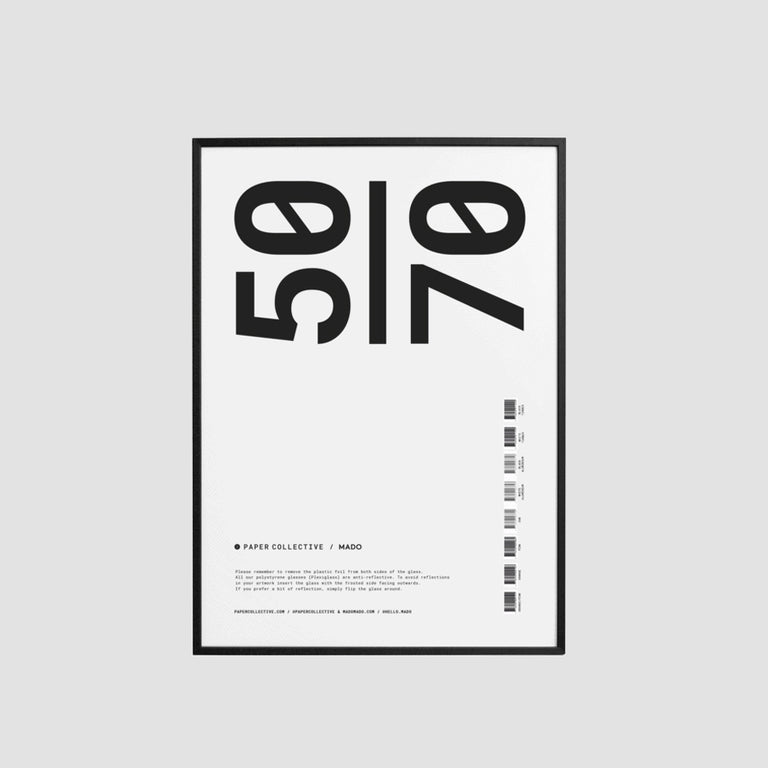 Poster Frame Black 50x70 | Paper Collective | Insidestore