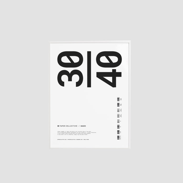 Paper Collective frame plexiglass-black from Paper