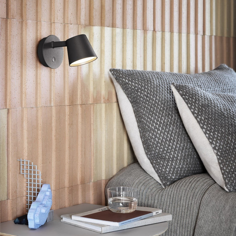 Tip Wall Lamp Black Lifestyle | Muuto | Insidestore