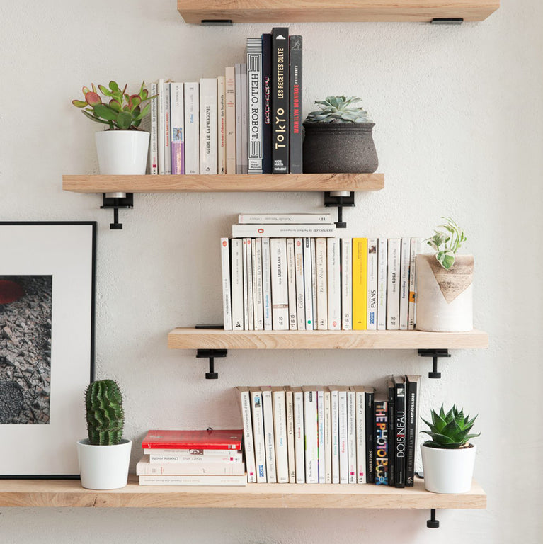 Tiptoe Wall Brackets Black Lifestyle | Insidestore