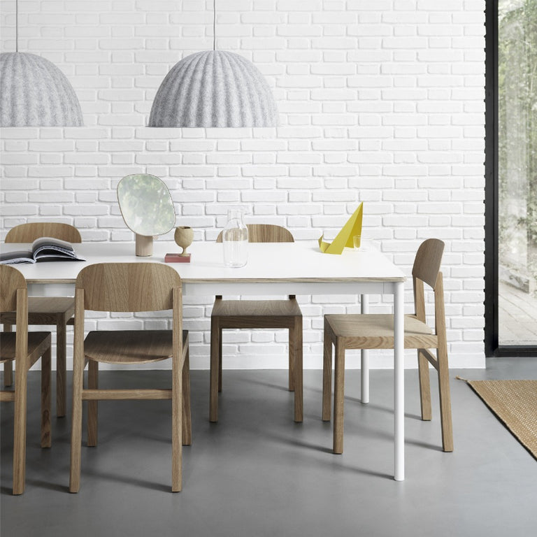 Base Table White & White | Muuto | Insidestore