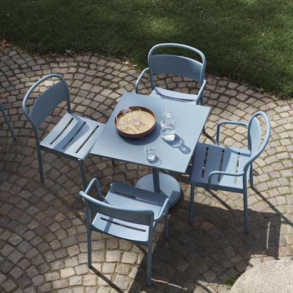 Linear Steel Outdoor Cafe Table | Muuto | Insidestore London